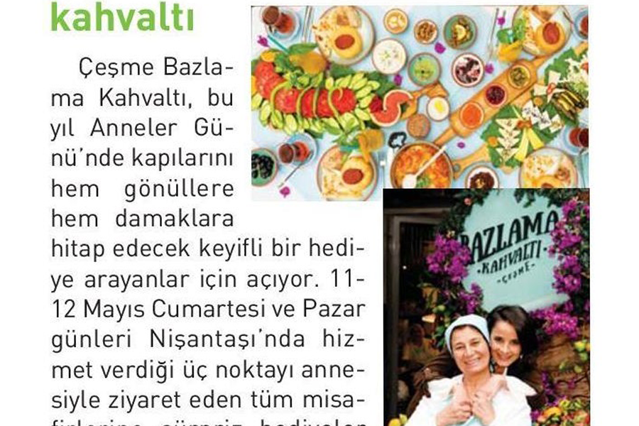 Kobi Efor -Anneler Günü'nde ev tadında kahvaltı